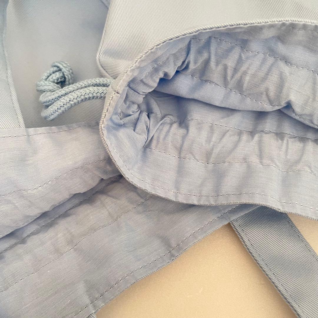 入園・入学　スカイブルー　小花柄　レッスンバッグ、上履き入れ、着替え袋、給食袋