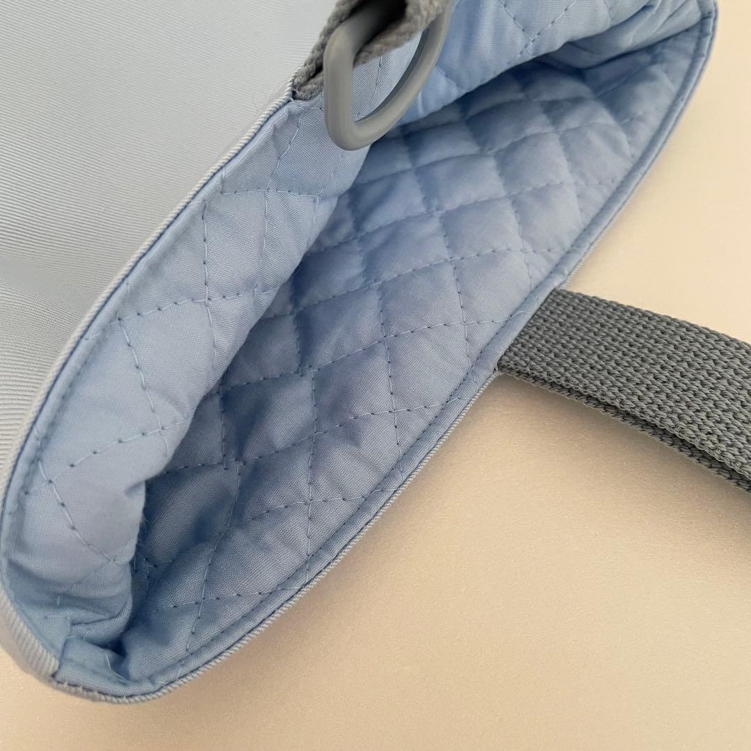 入園・入学　スカイブルー　小花柄　レッスンバッグ、上履き入れ、着替え袋、給食袋