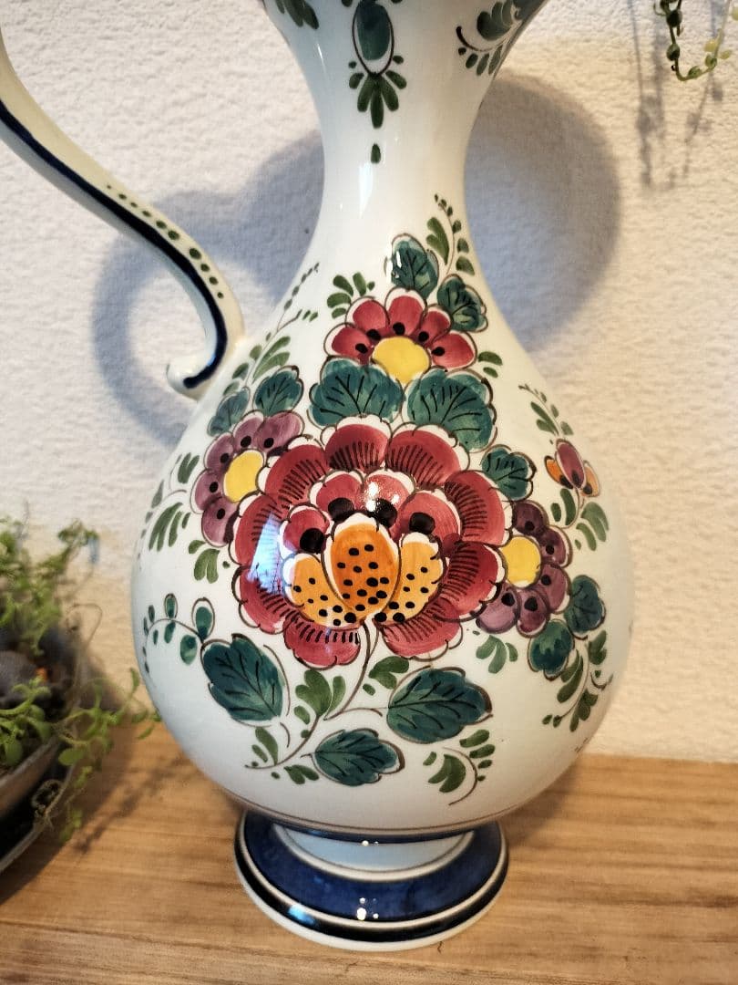 デルフトポリクローム★オランダビンテージ　水差し