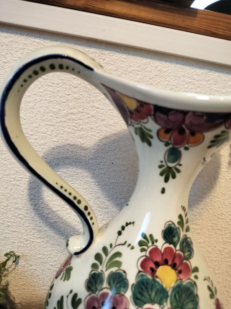 デルフトポリクローム★オランダビンテージ　水差し