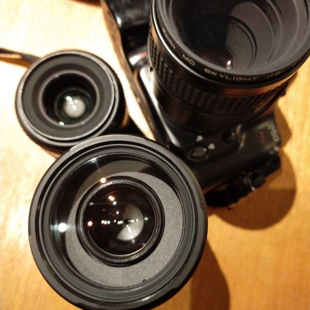 Nikon F50 一眼レフカメラ レンズ3本　三脚　セット