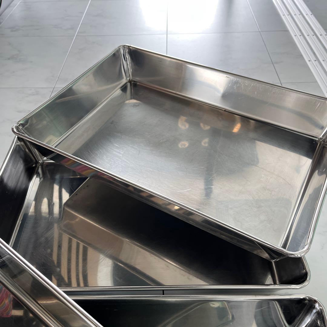 ステンレス製 深型組バット 業務用　まとめ売り