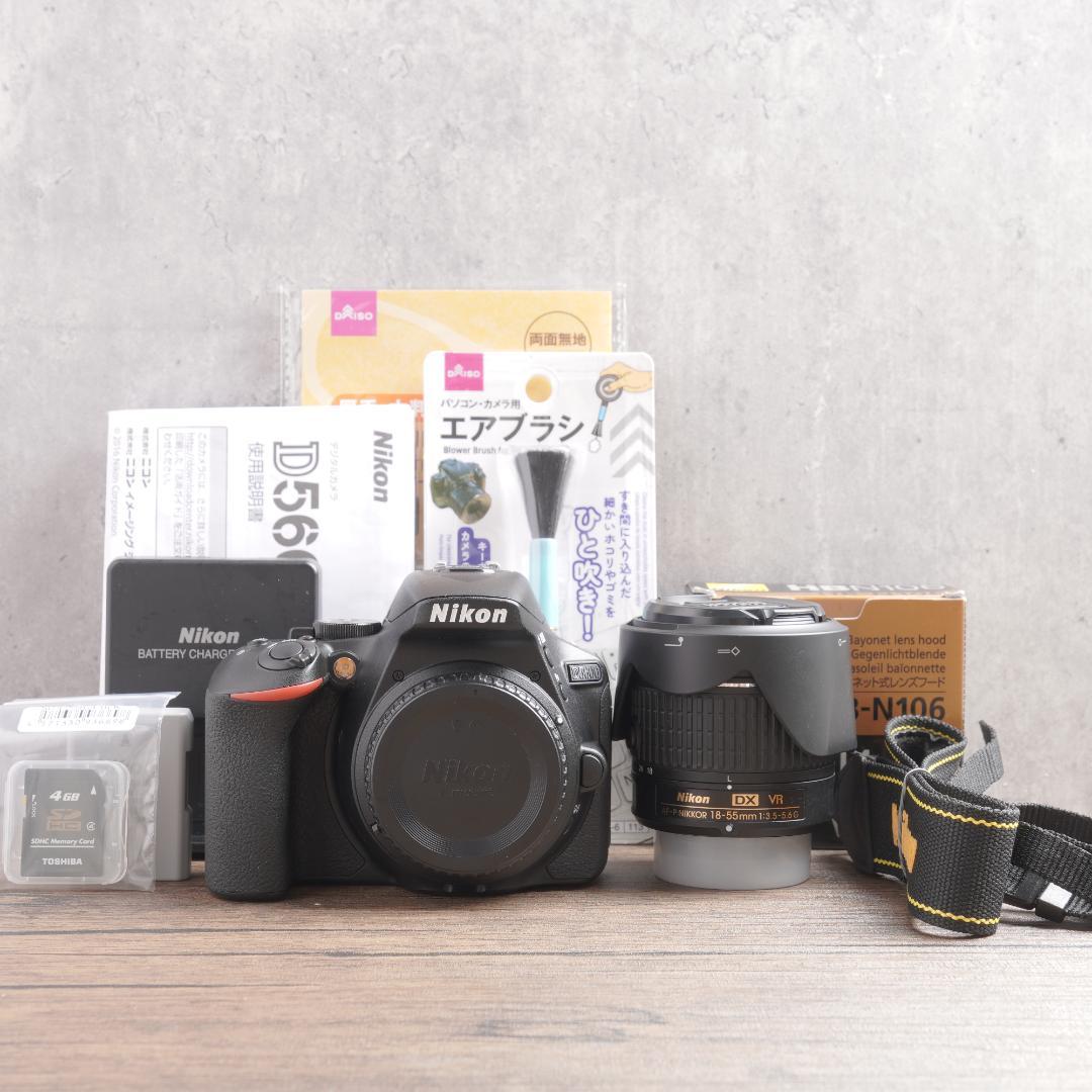 ✨ショット数2048回で超美品✨自撮りOK✨Nikon D5600　886-1