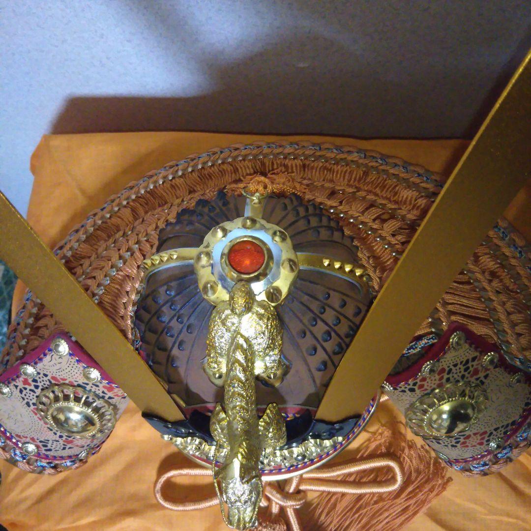 特製 御飾兜 龍玉作 美濃 極上25号兜 木製収納箱付き