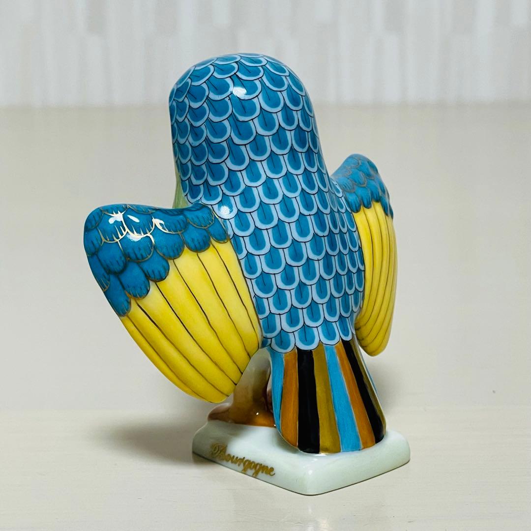 Herend ヘレンド 世界のふくろう ブルゴーニュ 限定品 置物 フィギュリン