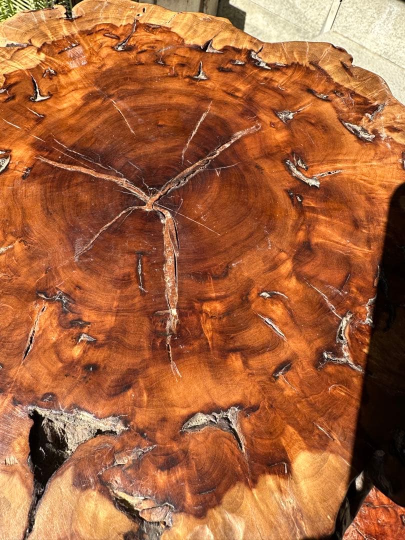 天然 木 花台 飾リ台 置物台 アンティーク