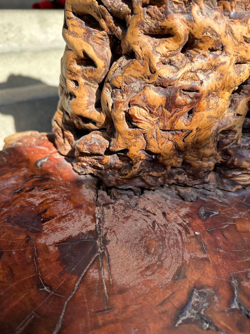 天然 木 花台 飾リ台 置物台 アンティーク