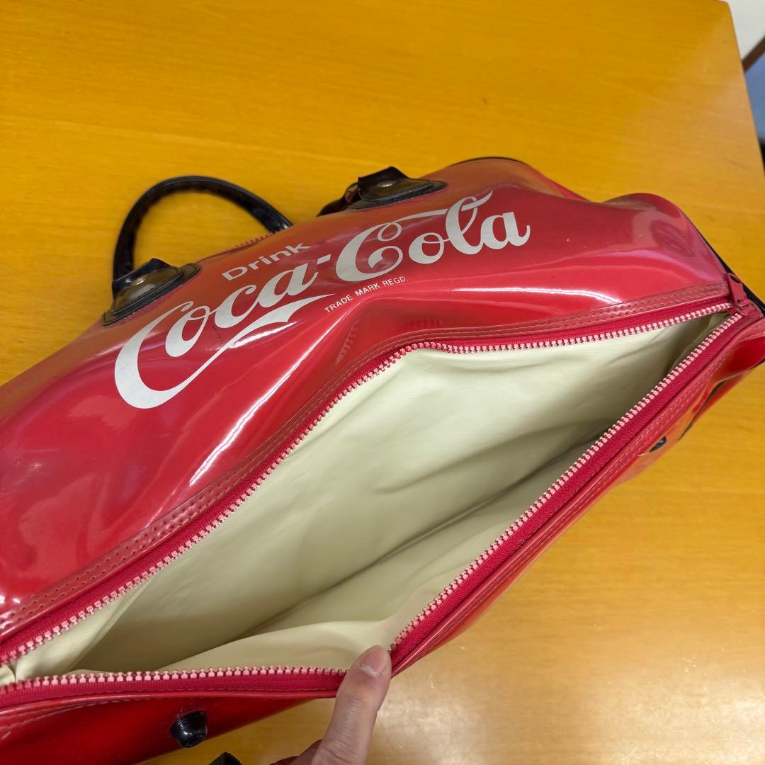 ヴィンテージ Coca-Cola ボストンバッグ 赤