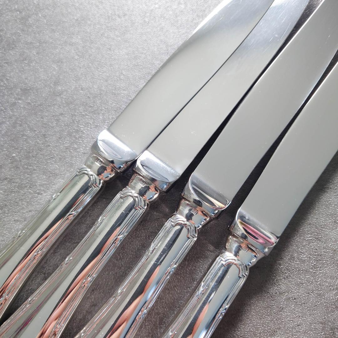 美品 クリストフル リュバン デザートナイフ 4点