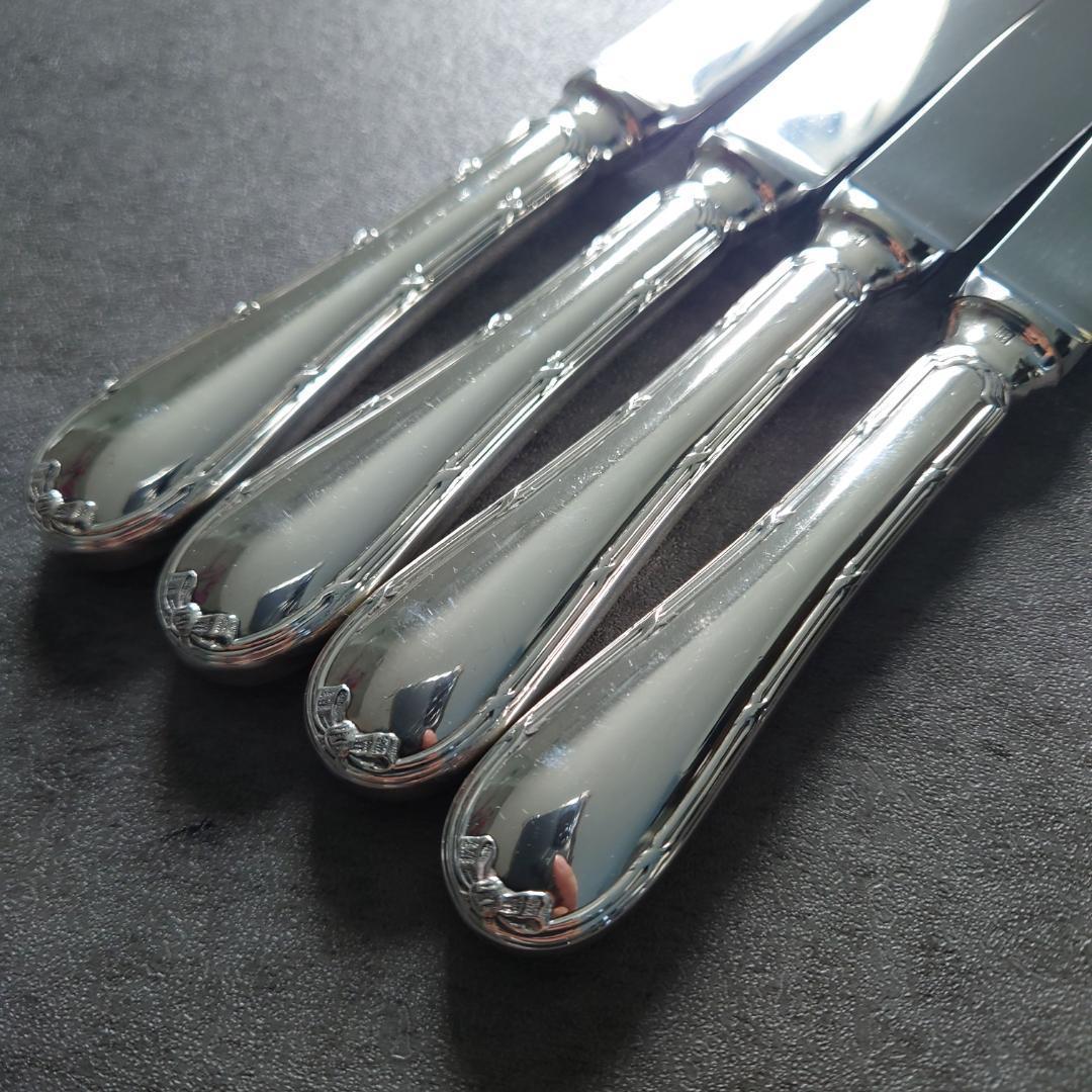 美品 クリストフル リュバン デザートナイフ 4点