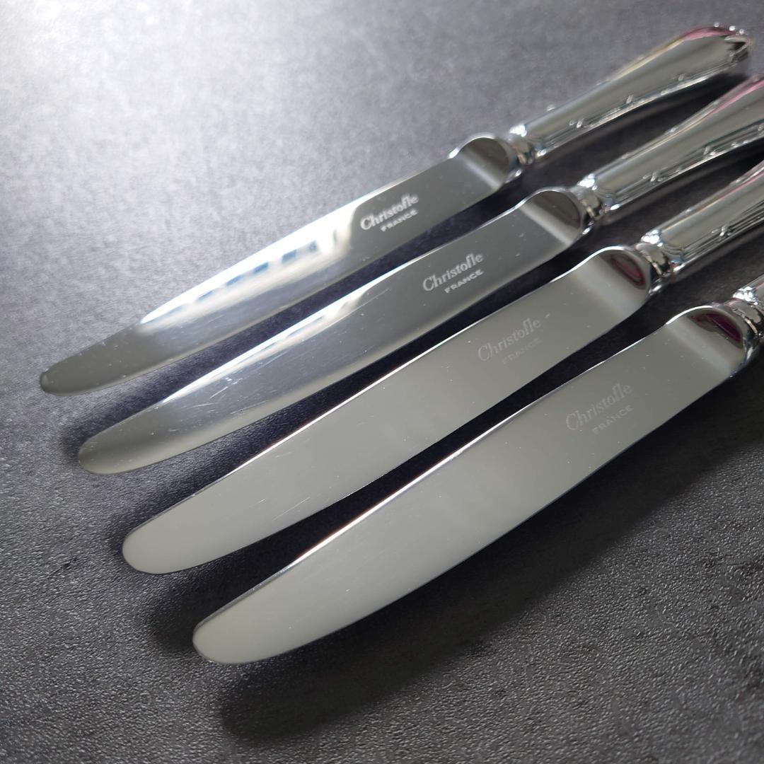 美品 クリストフル リュバン デザートナイフ 4点