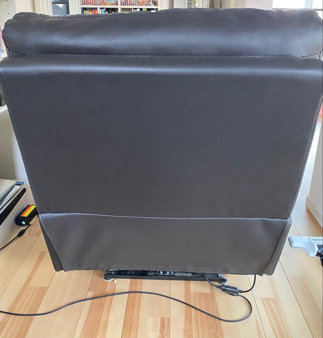 【最終値下げ】ニトリ　Nビリーバー２本革　電動リクライニングソファ　中古