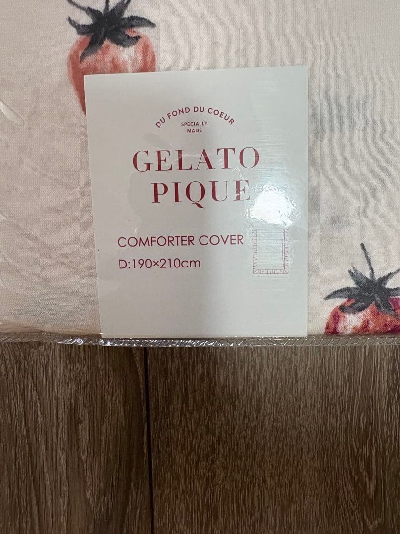 GELATO PIQUE コンフォーターカバー 布団カバー 苺 いちご ダブル