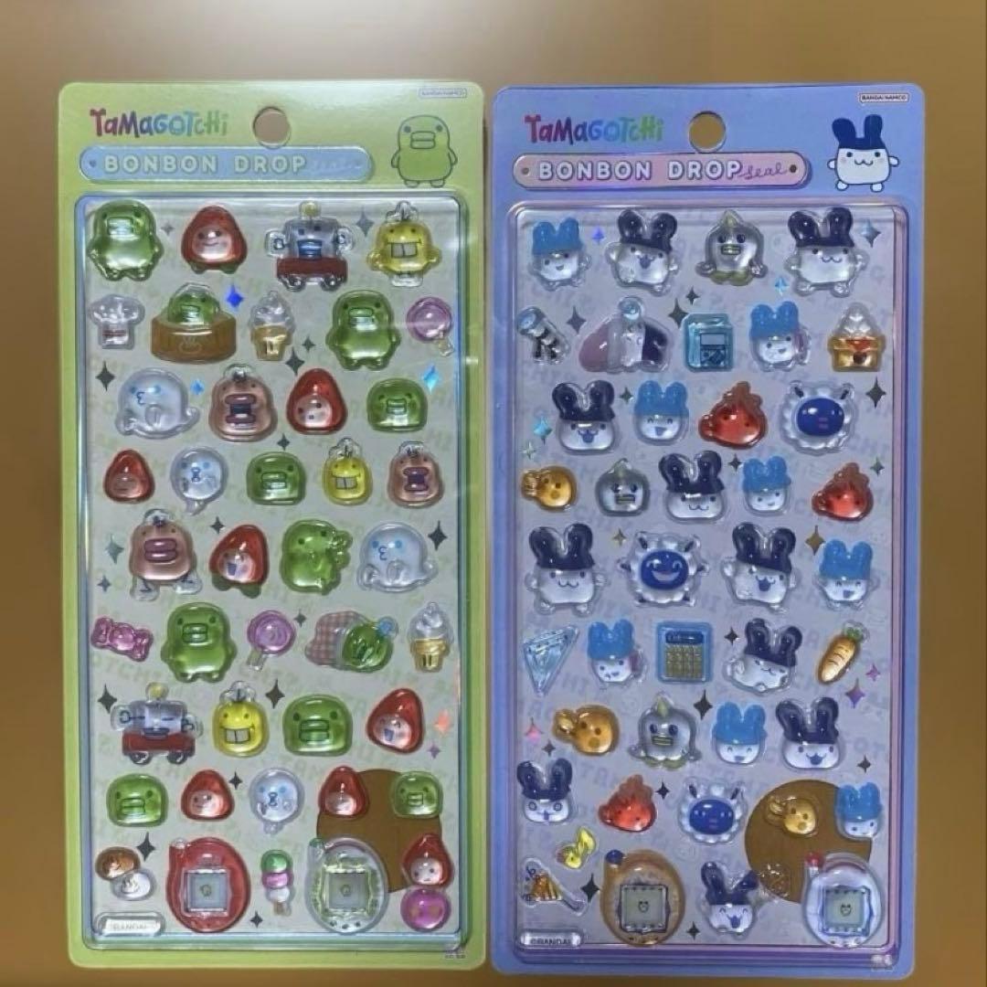 新品未開封　正規品たまごっちボンボンドロップシール　４枚セット　即発送　匿名発送