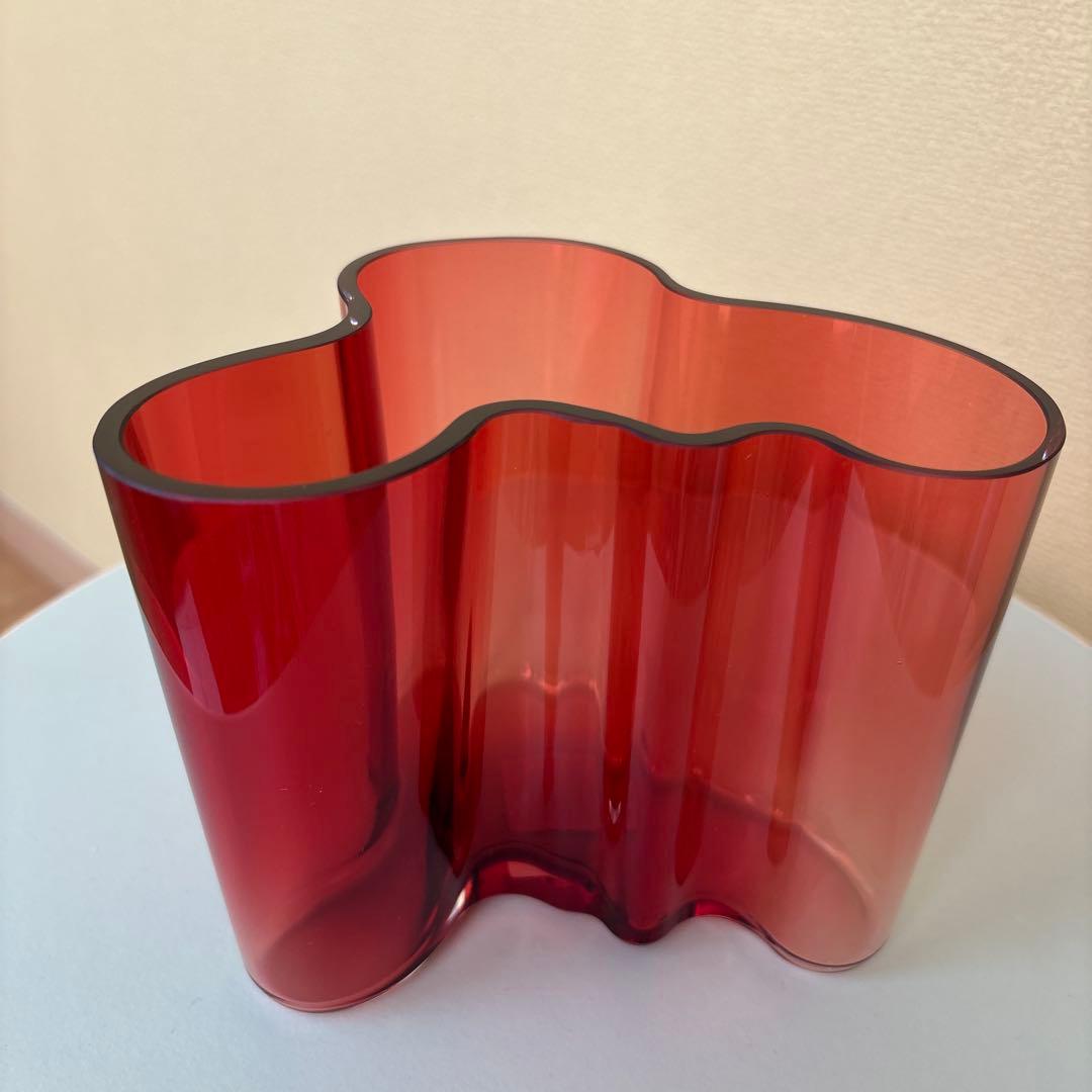 【未使用】イッタラ アルヴァ アアルト ベース クランベリー120