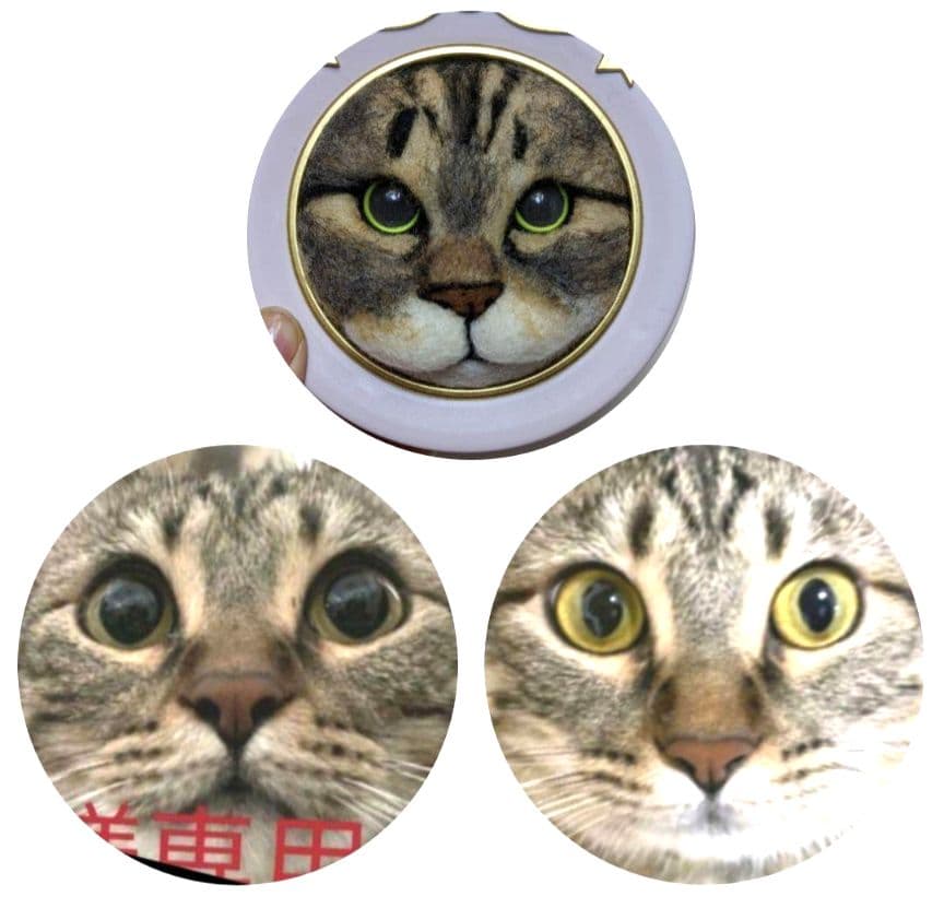 お写真からオーダーメイドおヒゲ刺し　羊毛フェルト