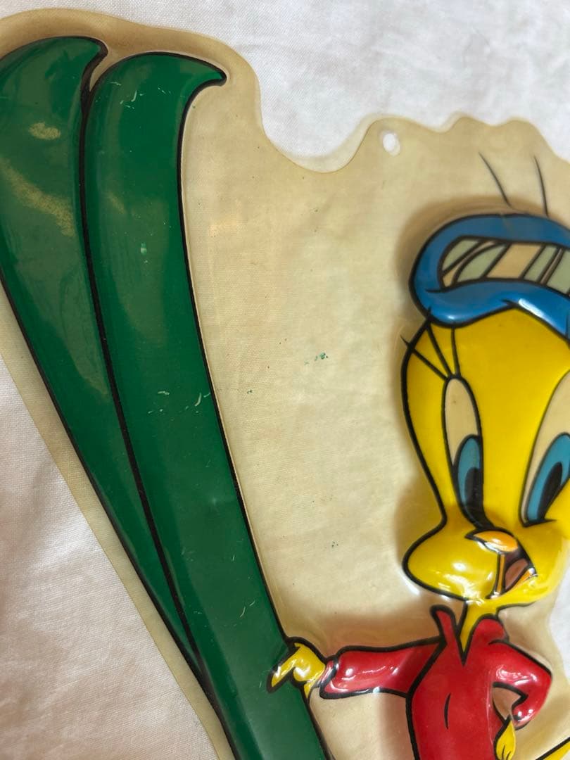 レア トゥイーティー 壁掛け ウォールデコ アート 3枚セット 立体 1998