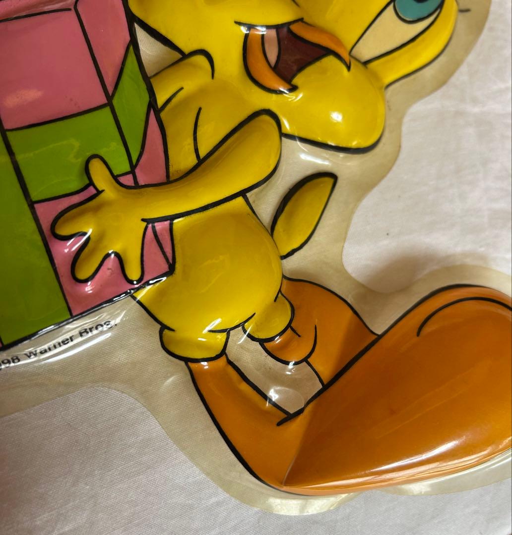 レア トゥイーティー 壁掛け ウォールデコ アート 3枚セット 立体 1998