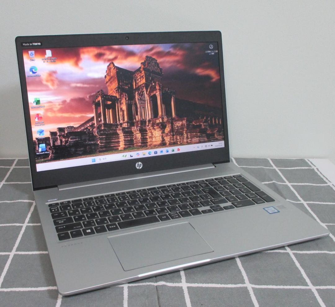 HPノートPC ProBook i5 8世代 メモリ16GB、バッテリー98%
