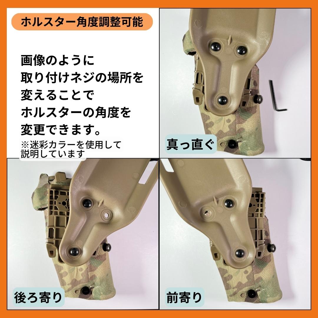 △SAFARILANDタイプ ホルスターキット グロック対応右利き用 グリーン