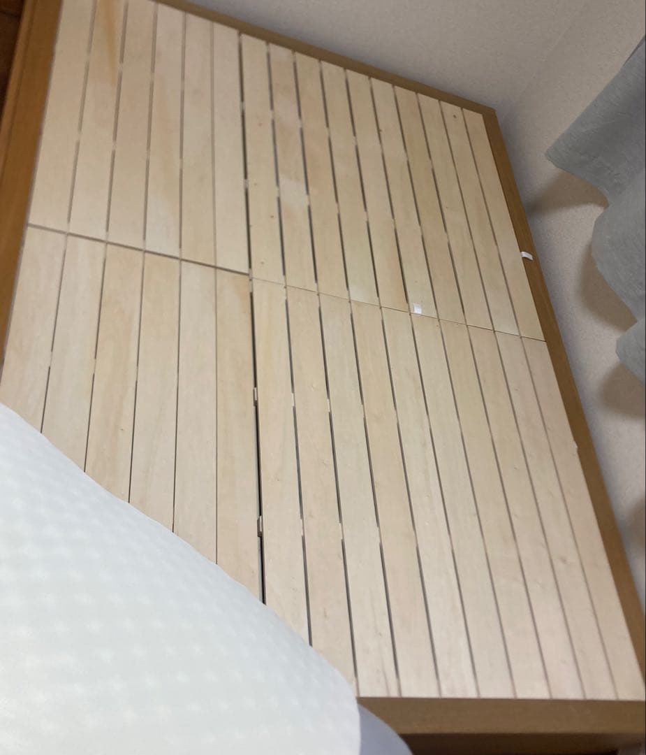【送料込み】MUJI 収納ベッド・ダブル・オーク材
