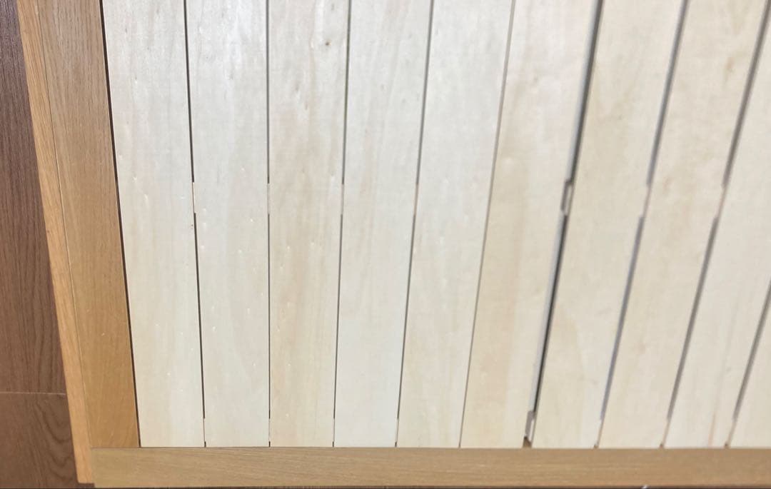 【送料込み】MUJI 収納ベッド・ダブル・オーク材