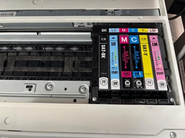 EPSON EP-713A インクジェットプリンター美品（インク・箱付）