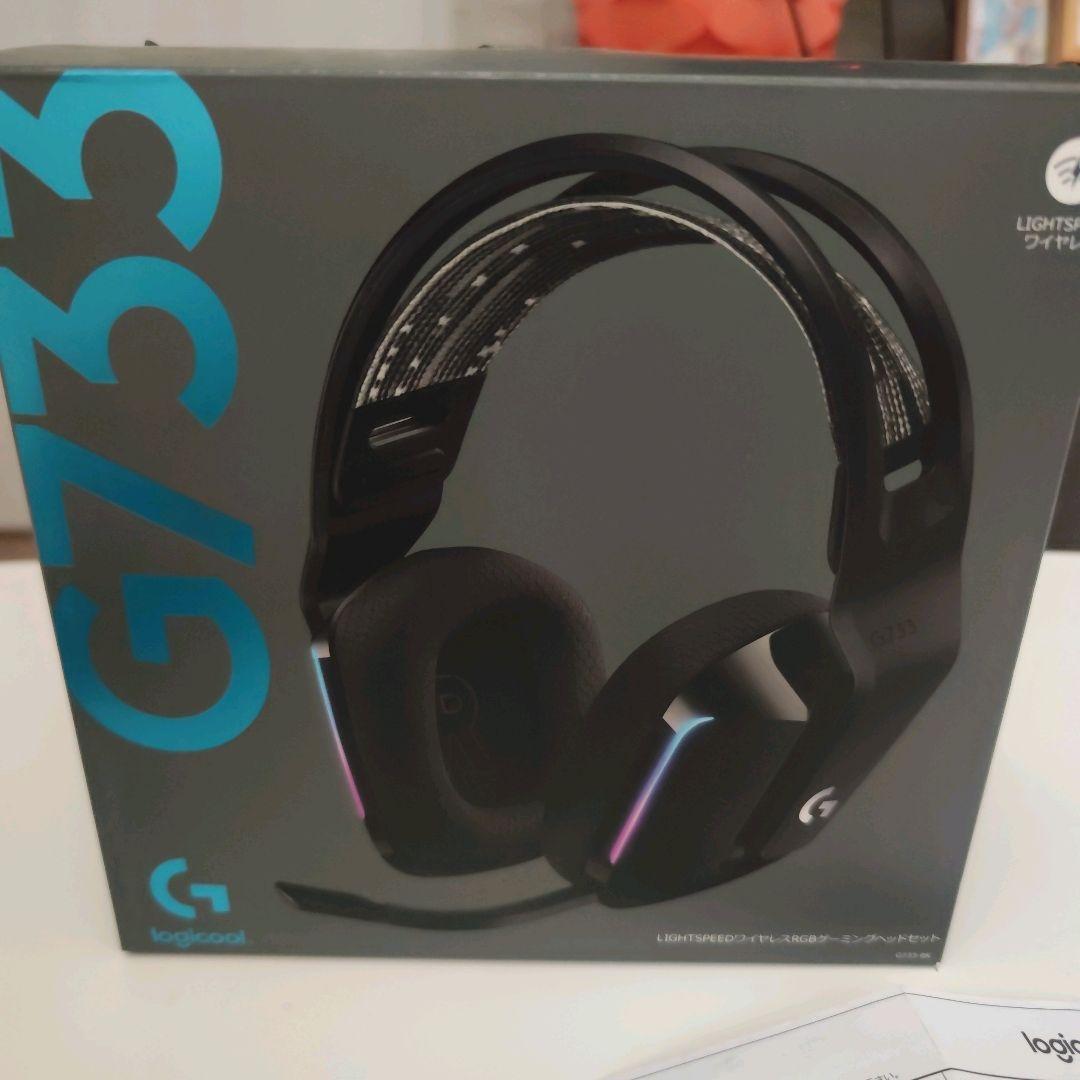 ロジクール G733 ワイヤレスRGBゲーミングヘッドセット ブラック