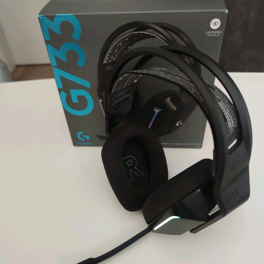 ロジクール G733 ワイヤレスRGBゲーミングヘッドセット ブラック