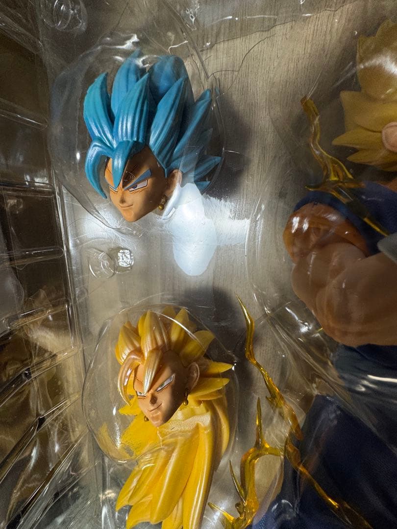 【40cm】超ベジット(ブルー・3ヘッドパーツ付)　海外フィギュア完成品