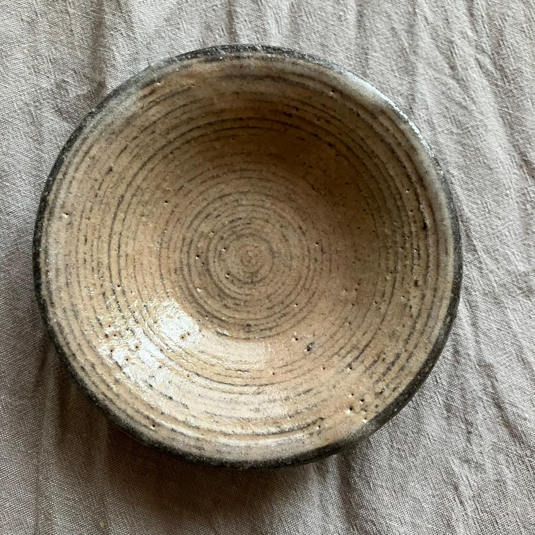 【新品未使用】小澤基晴 粉引き　3寸　小皿　豆皿　3枚セット