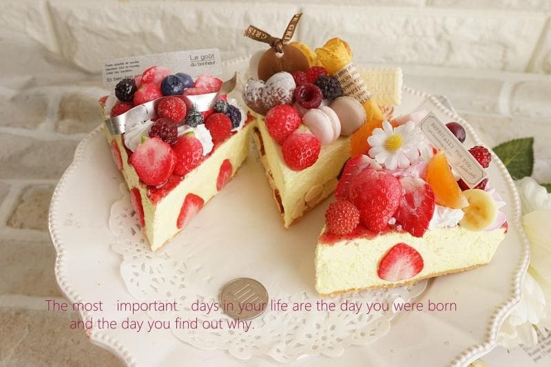 §§カットホールケーキ直径約18㎝§§インテリア　置物