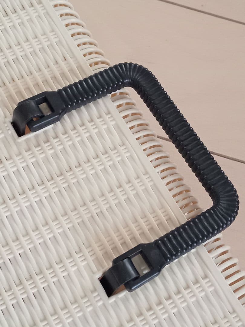 ピクニックバスケット　レトロ　プラスチック