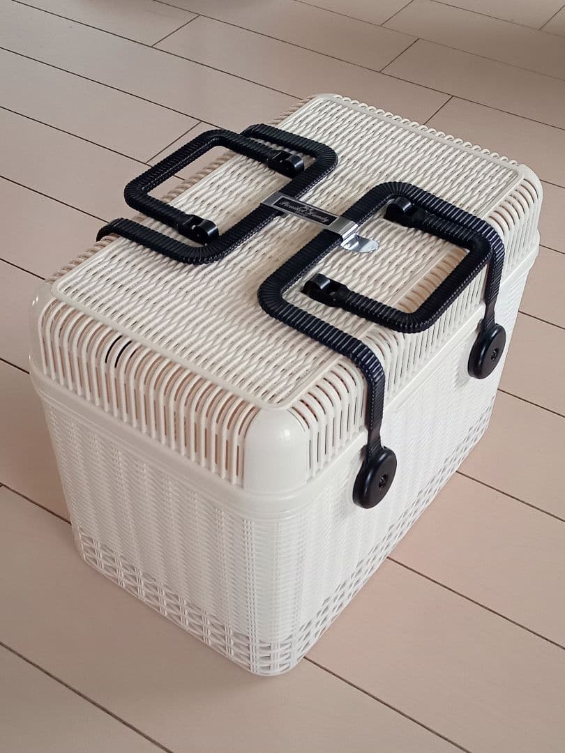 ピクニックバスケット　レトロ　プラスチック