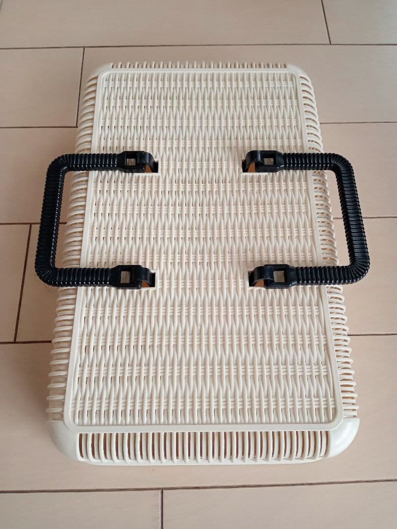 ピクニックバスケット　レトロ　プラスチック