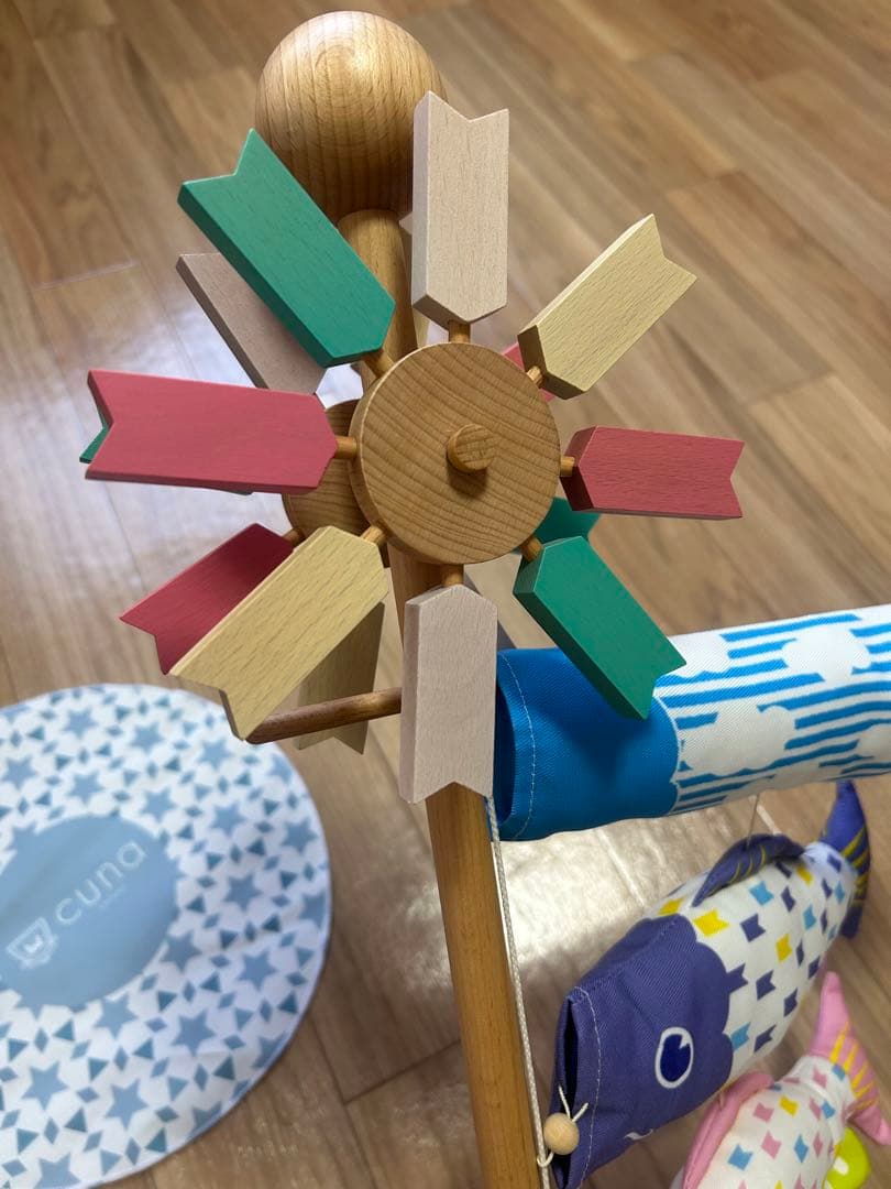 Puca　こいのぼり　室内　コンパクト　木製　節句　男の子　子育て　ベビー