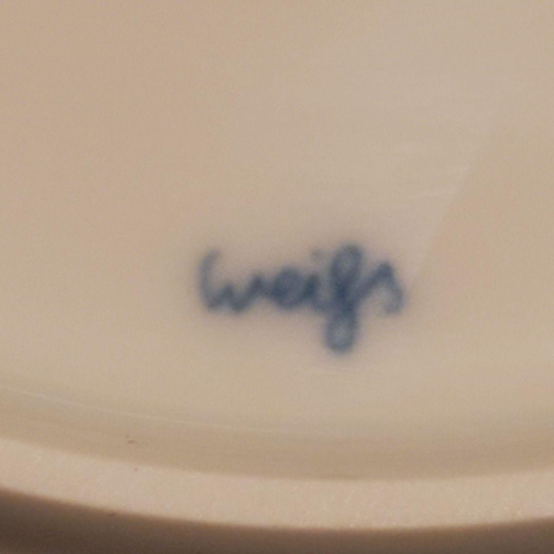 Meissen マイセン ホワイトレリーフ プレート 皿 2枚 箱付き 美品