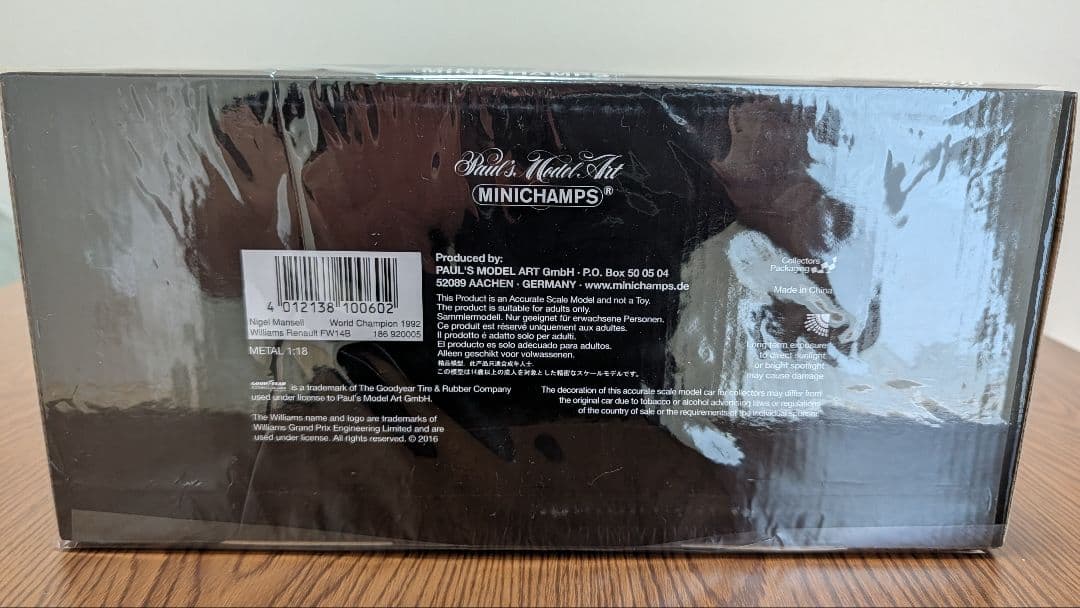 礼*志様 ミニチャンプス 1:18 ウイリアムズ FW14B N.マンセル 19