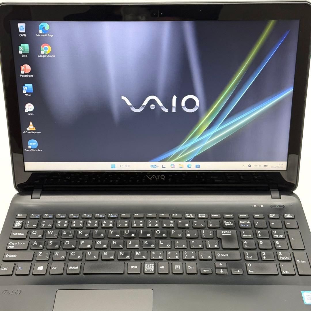 VAIO Core i7 16GB SSD512 DVD HDMI 起動15秒