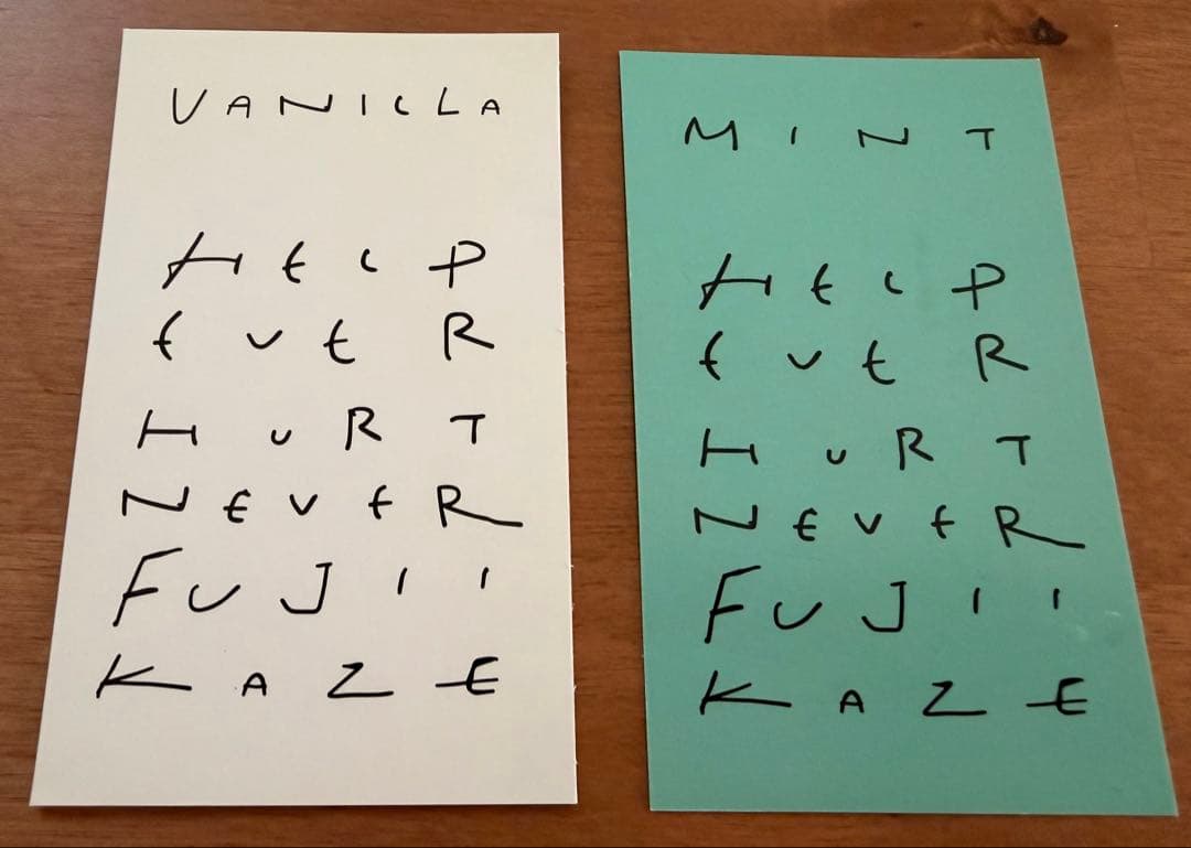 藤井風☆HELP EVER HURT NEVER☆リップカード☆2枚セット