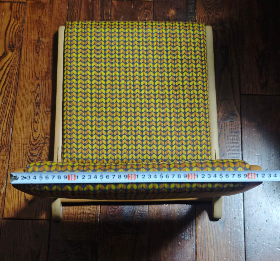 昭和レトロ 折りたたみチェア 座椅子 アンティーク モダン