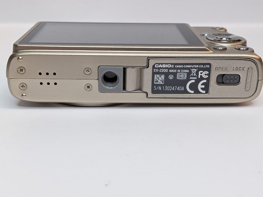【フルセット・美品】CASIO EXILIM EX-Z200 ゴールド