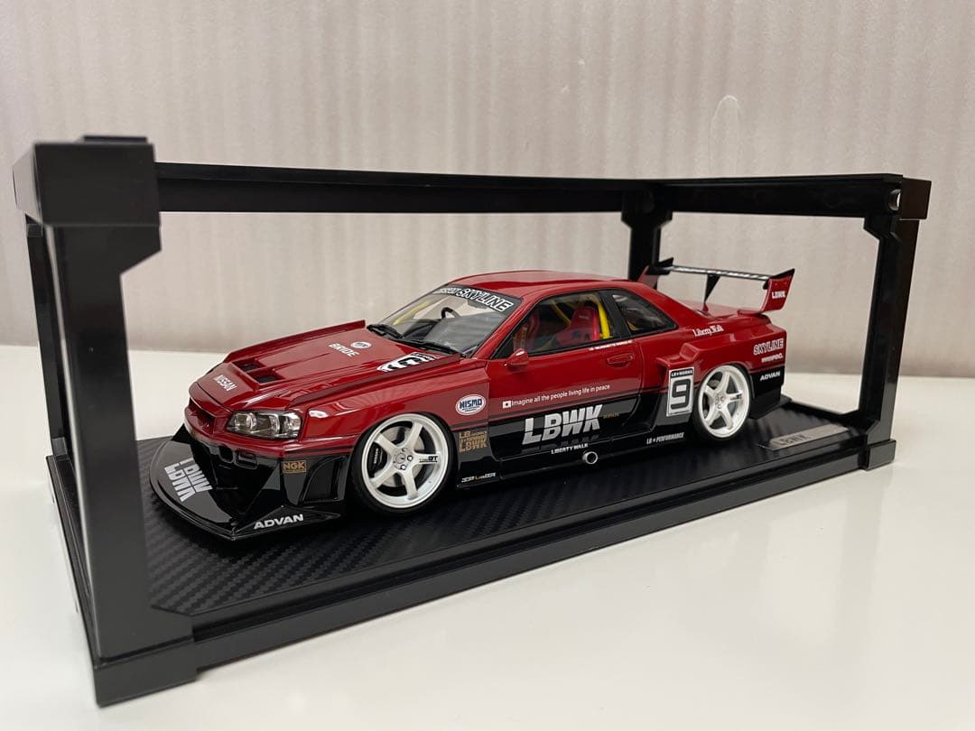 1/18 ミニカー　LB スーパーシルエット スカイライン　ER34