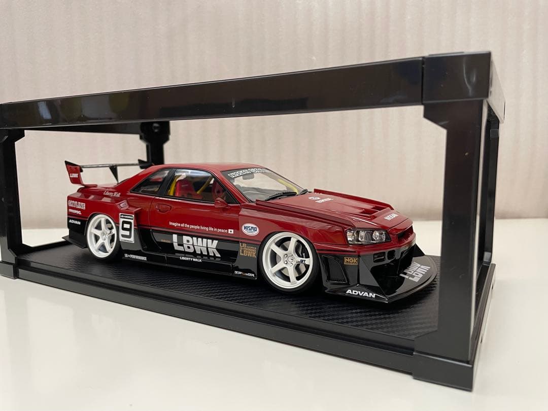 1/18 ミニカー　LB スーパーシルエット スカイライン　ER34