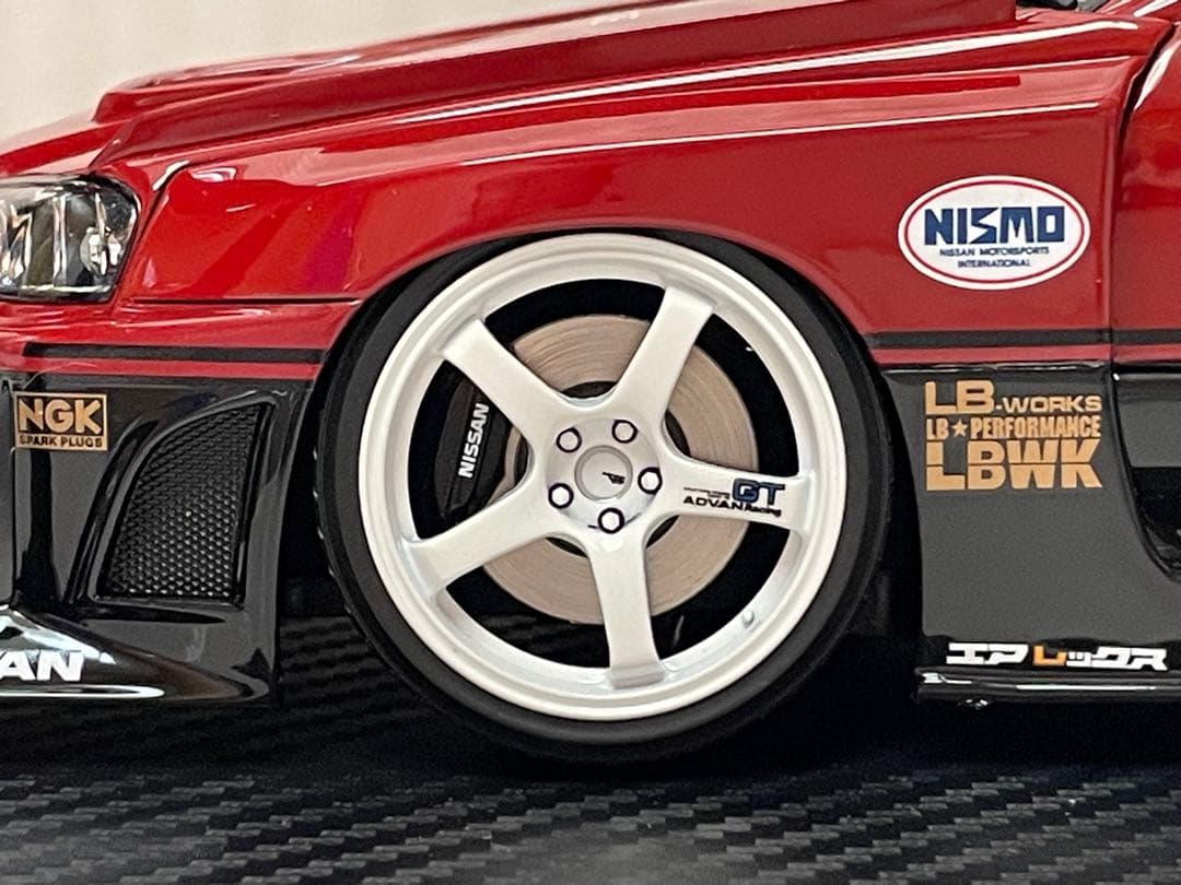 1/18 ミニカー　LB スーパーシルエット スカイライン　ER34