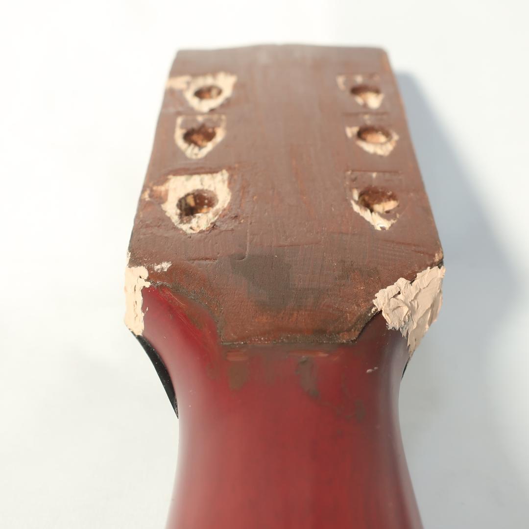 SGタイプ エレキギター パーツ セットネック サテンフィニッシュ