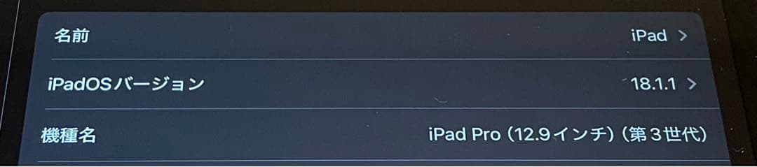 iPad Pro12.9インチ第3世代64GB Wi-Fi+Cellular