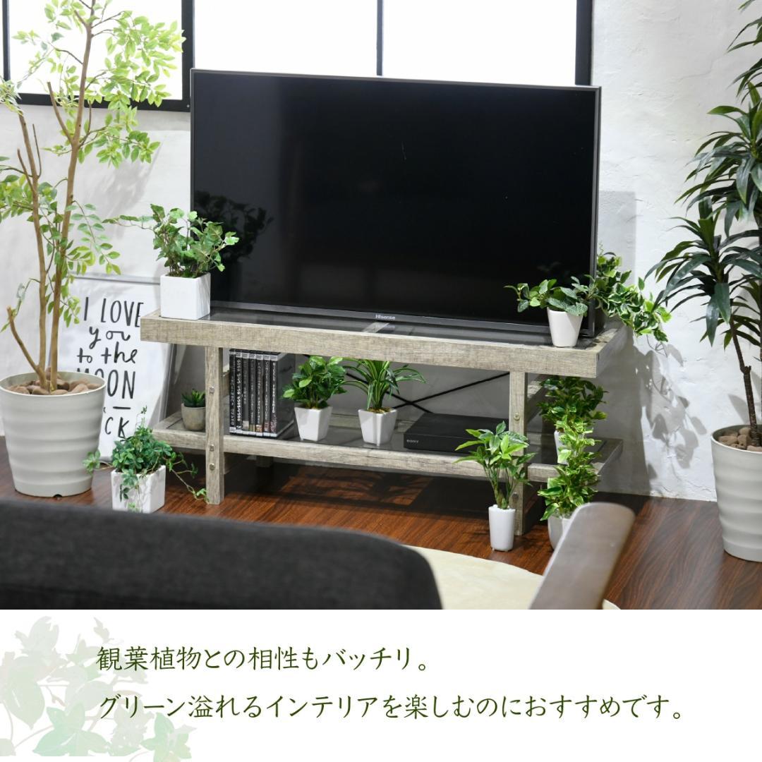 観葉植物 組み合わせ 自然 おしゃれ 頑丈 北欧 コーナー テレビ台 ナチュラル
