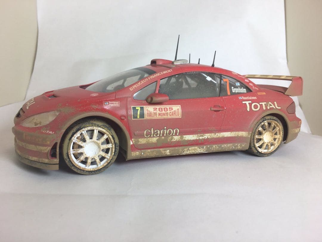 1/24プジョー307WRCモンテカルロ＇05 プラモデル完成品