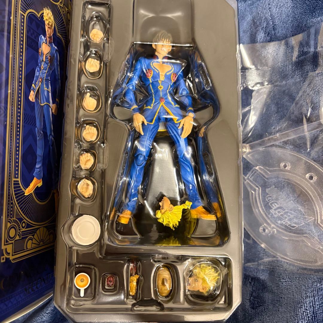 ジョジョの奇妙な冒険 超像可動 ジョルノ セカンドフィギュア 荒木飛呂彦指定カラ